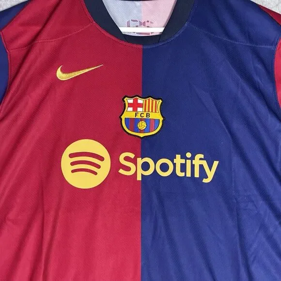 Men's XL Soccer Jersey Nike FC Barcelona NWT 2023/24 Lamine Yamal
